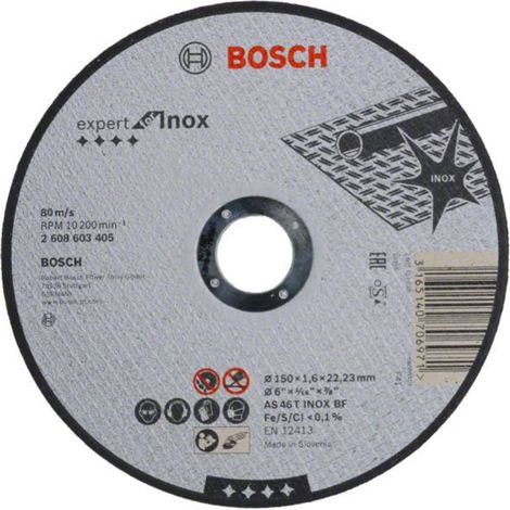 Bosch Expert per Inox disco da taglio nero 150 mm (1/4)