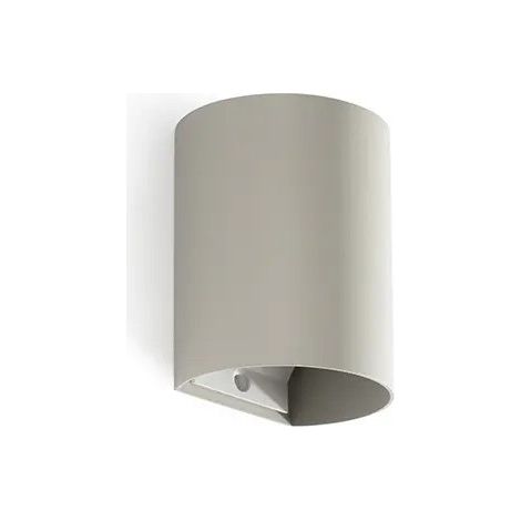 Lampada da parete SOLE liscia grigia con interruttore 40524 (1/4)