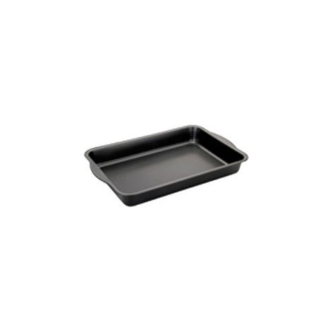 Bandeja Moka de Acero Inoxidable 31x20x4 cm IBILI Rustidera
