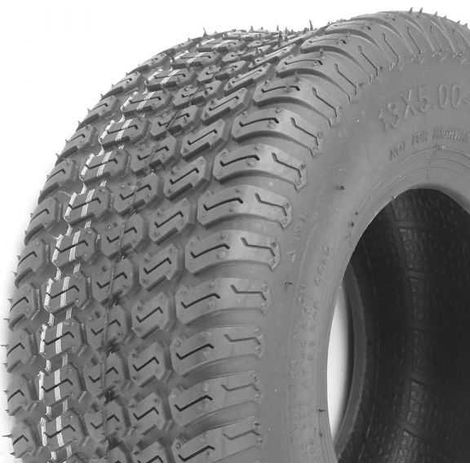 Matijardin – Pneu gazon 13 x 500 x 6 – 4 plis tubeless pour tondeuse – Traction efficace sur espaces verts – Charge max 200 kg (1/2)