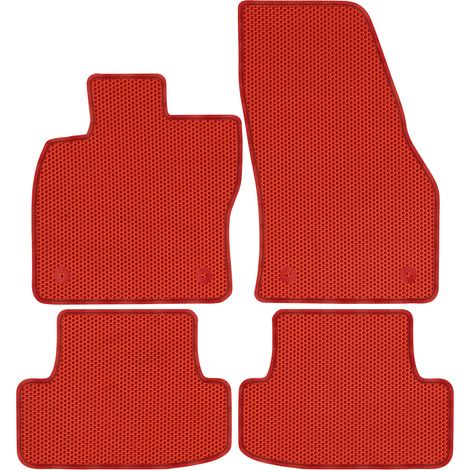 Tappetini dedicati per VW T-Roc del 2017 - EVA A NIDO D'APE ROSSO (1/5)