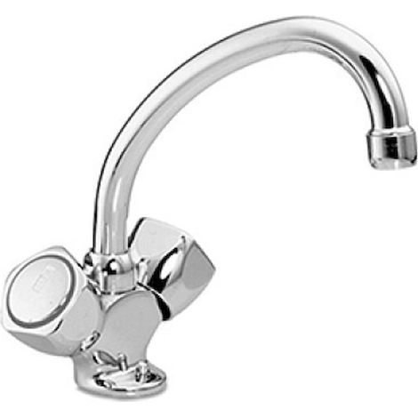 MAMOLI Alfa Beta rubinetto cucina tradizionale a bocca alta e girevole codice prod: 43410744B101 (1/4)