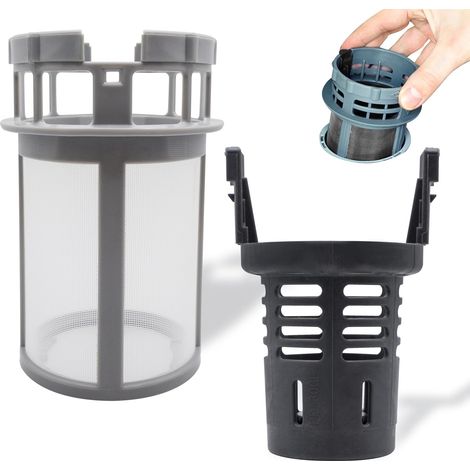 Kit filtre lave-vaisselle intérieur + filtre extérieur compatible avec Indesit Ariston Hotpoint Whirlpool Scholtes (C00256572 + C00256571) pour échappement Lave-vaisselle de rechange renforcé (1/5)