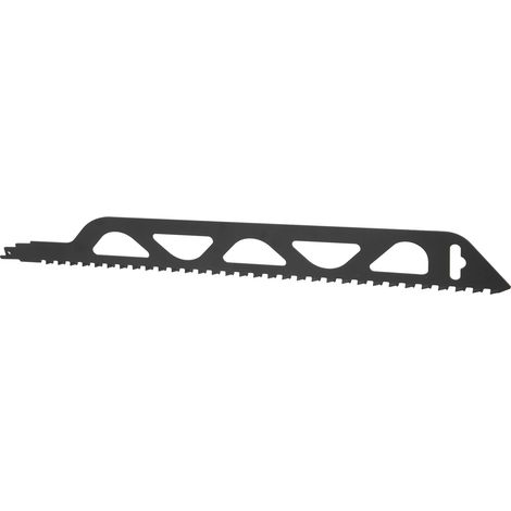 Lame de scie en acier allié pour coupe de pierre, brique et gaz, accessoire scie sabre électrique 455 mm (1/5)