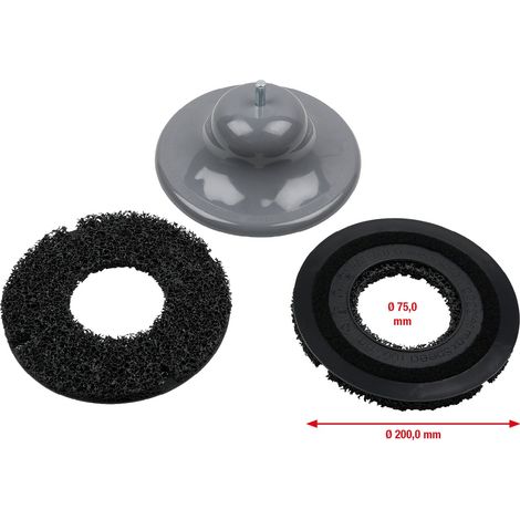 KS Tools Radnabenschleifer-Satz Ø 200 mm, Innen-Ø 85 mm, 3-tlg - 100.4090 (1/5)