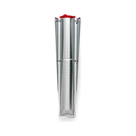 Brabantia - Picchetto in Metallo - Cappuccio Richiudibile - Anti-corrosione - Ancoraggio Senza Cemento - Ancoraggio Solido - per Stendiombrello Topspinner e Lift-O-Matic - Galvanized - Ø 45mm (1/4)