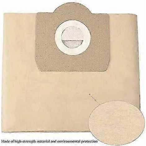 Sacs filtrants de rechange en papier pour aspirateur eau et poussière Kärcher WD3 - Accessoires de qualité supérieure pour Kärcher 6.959-130.0 WD3 WD3P MV3 (1/4)