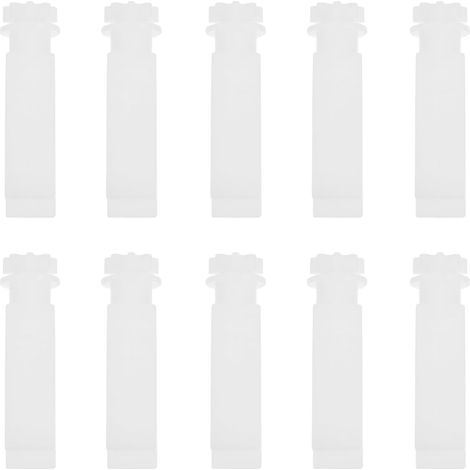 10 Pièces Poulies Verticales en PVC pour Stores, Pièces de Rechange Faciles à Installer, Glissement Fluide, Compatibles Stores et Rideaux Verticaux, Chambre et Bureau (1/5)