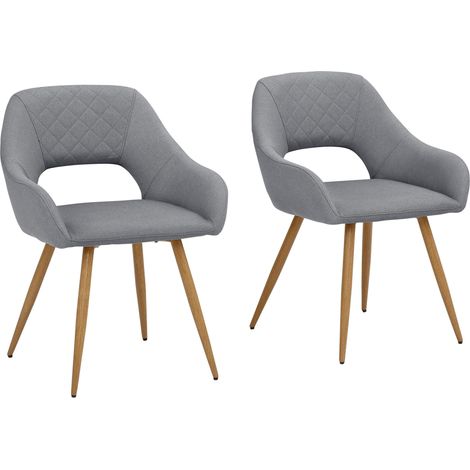 Fleur 2-Paquet de 2 chaises de salle à manger