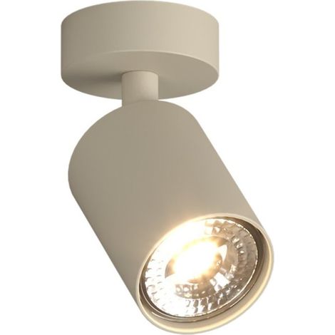 Spot top light kora 1208 1 sa gu10 led lampada parete soffitto moderna faretto sabbia orientabile (1/5)
