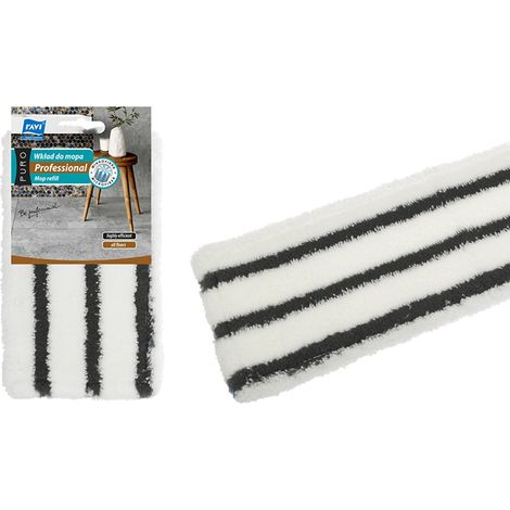 Inserto di ricambio per il mocio piatto Puro Professional, assorbente, morbido, in microfibra