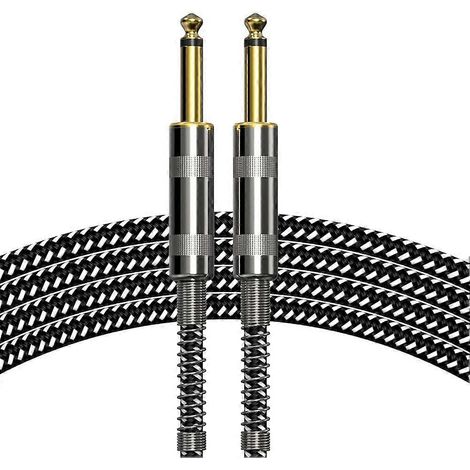 Câble audio plaqué or pour microphone stéréo 6,35 mm, rallonge pour table de mixage, 2 mètres (1/5)