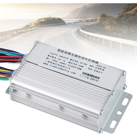 Régulateur de vitesse pour moteur sans balais 36 V/48 V 350 W, pièces détachées pour scooter et vélo électrique (1/5)