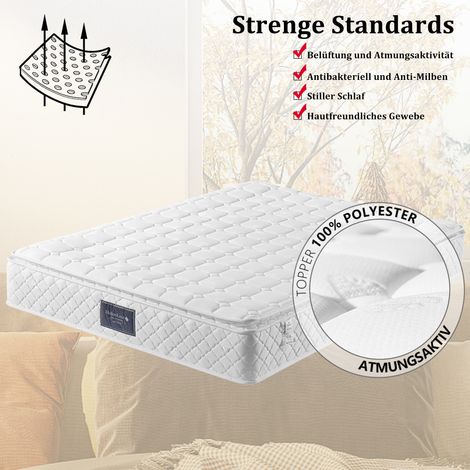 Matelas à mousse froide avec structure en fibres de renforcement. 7 zones de confort différentes. dimensions : 90x200 cm. 25 cm. (1/5)