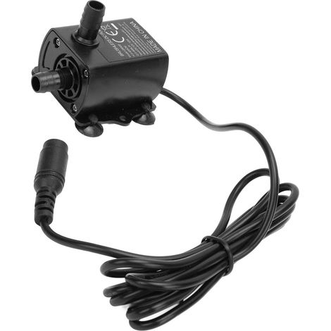 Pompe Submersible DC 0-400 L/H Pompe de Bassin Ultra Silencieuse avec Protection contre la Combustion à Sec sans Balais pour Fontaines, Bassins Hydroponiques, Aquariums