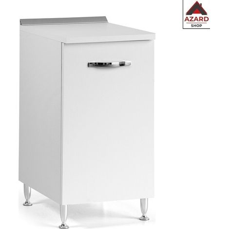 Kit mobile cucina base 1 anta cm.40x50x85h bianco - Salone (1/5)
