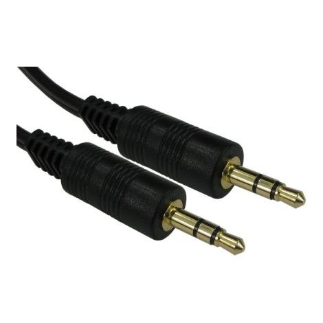 Câble AV Jack stéréo 3,5 mm vers Jack stéréo 3,5 mm, Long. 3m ( Prix pour Paquet de 5 )