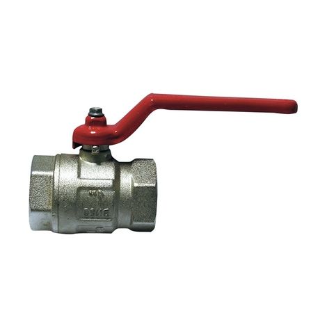 VALVOLA A SFERA FF C/LEVA ROSSA- 1/2 (DN 15) 30 bar/435 psi- ITAP- pezzi 1
