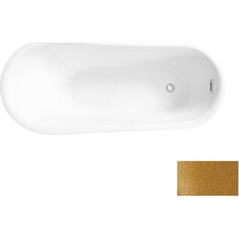 Baignoire îlot CALIMA GLAM GOLDEN 170 x 74 cm