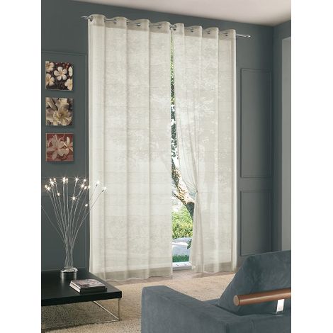 Tenda Goa Naturale Con Anelli 140 x 290 cm (1/2)