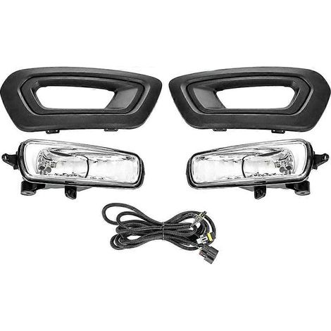 1 paire de feux antibrouillard (gauche et droit) avec enjoliveurs et ampoules FO1038207 FO1039207 Compatible avec Ford Transit 2020-2024 (1/5)