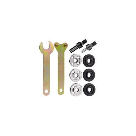 Kit di conversione da trapano elettrico a smerigliatrice angolare, asta di collegamento per trapano manuale da 6 mm e 10 mm con chiave, set di adattatori per mandrino per levigatura, smerigliatura e l