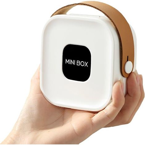 Boîte de rangement pour câbles - Sac de transport portable - Compatible avec écouteurs carrés, clés USB, casques Bluetooth, chargeurs - Coffret anti-poussière avec fermeture à boucle - Format compact (1/5)