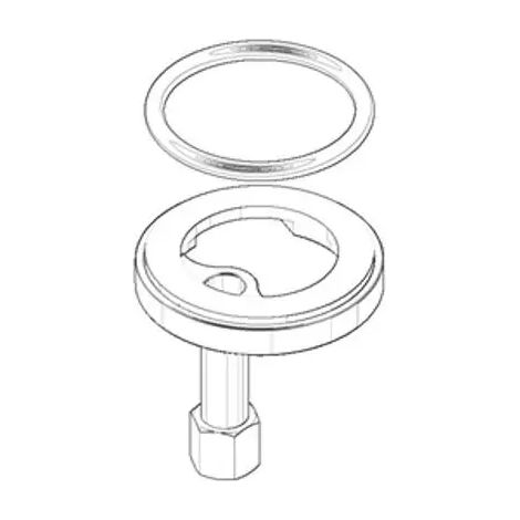 DORNBRACHT Fijación con junta tórica D.34 x 4 mm RECAMBIOS 04301103864 D. 52 x 1,5 mm, 0430110386490