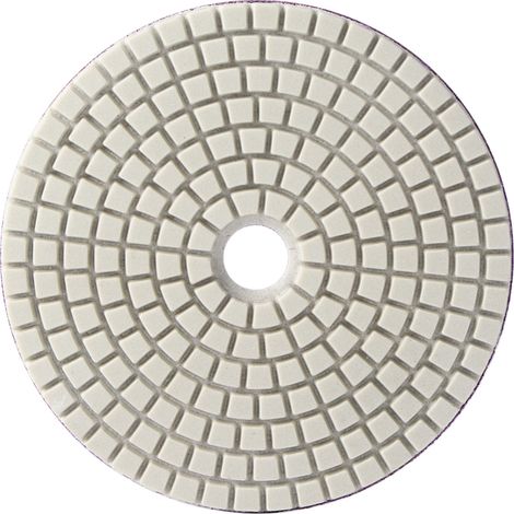 Disque diamanté 100mm 4" pour polissage marbre et pierre, patin abrasif humide, grain 1000, finition lisse, outil professionnel (1/3)