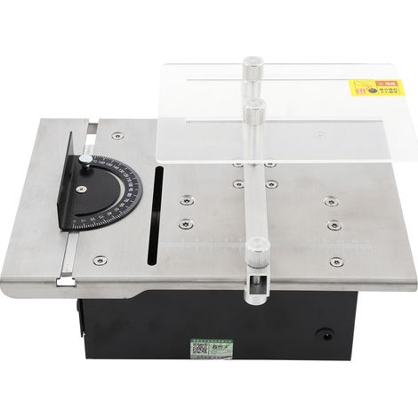 Mini scie circulaire de table pour bricolage, modèle précis, machine de découpe électrique réglable, outil ménager DC12-24V (1/5)