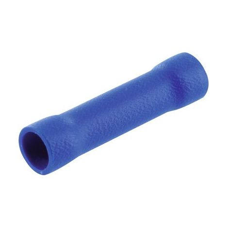 Manchon à butée Dhome Bleu, Cylindrique, Section de 1,5 à 2,5 mm², Sachet de 10 (1/3)