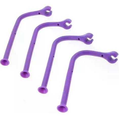 HONORNIC - pièce - Support de verre à vin en silicone ajustable pour lave-vaisselle - Protection optimale des verres à pied - Pince à verre à vin - Assistant de lavage (1/5)