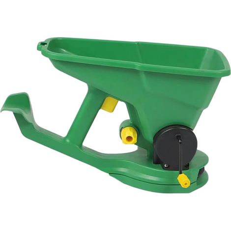 LOLLANDA Épandeur d'engrais portable pour pelouse, 39 x 25 x 17 cm, petit épandeur de graines, capacité de 1,5 litre, contrôle à 5 vitesses, pour jardins (1/5)