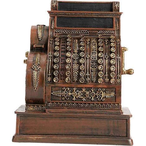 Sculpture de collection, statue de style vintage, cadeau d'anniversaire, figurine en résine, ornement rétro pour pendaison de crémaillère, Saint-Valentin-Typewriter 4x2.6x5in (1/5)