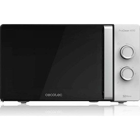 Cecotec Microondas con Grill ProClean 4110. 700W Potencia, Grill de 800 W, Capacidad 23 l, Revestimiento Ready2Clean