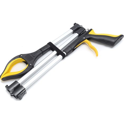 Poubelle pliable en aluminium, de couleur jaune, pour une utilisation pratique dans les projets d'entretien, de réparation et de bricolage.-AquaForge (1/5)