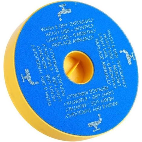 Filtre Preforme - Lavable - Pour Aspirateur Dyson DC05 DC08 DC14 - Diametre 152 mm - Epaisseur 28 mm - 1 Unite (1/5)