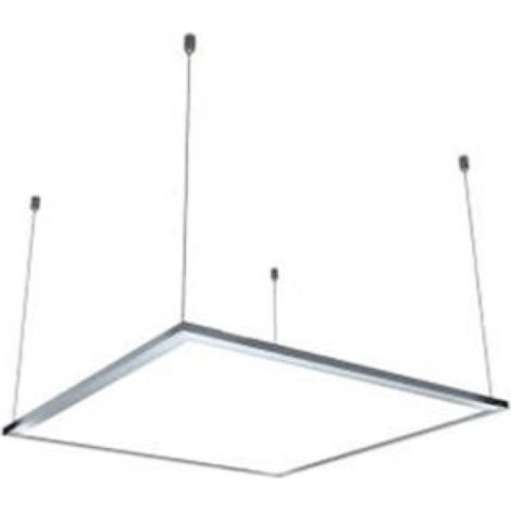 Silamp – Kit suspension pour panneau LED – 4 câbles de 100 cm – Hauteur réglable de 20 cm à 1m20 – Installation rapide et facile