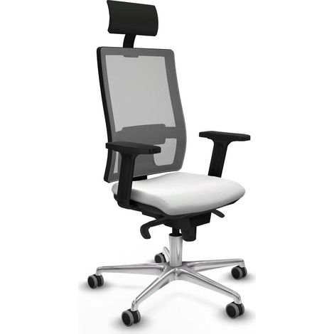 Piqueras y Crespo Horna chaise de bureau blanche confortable