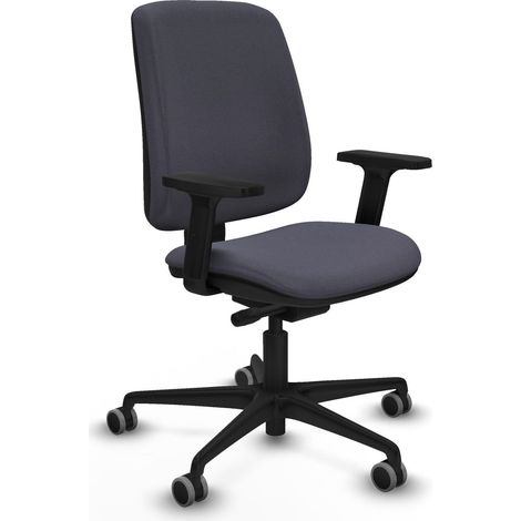 Chaise Ergonomique piqueras y crespo Alares noir mousse épaisse (1/2)