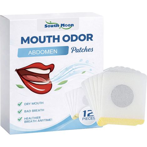 Patch Buccal - Application Abdominale - Fraîcheur Mentholée - 8 Heures d'Effet - Sans Contact Oral - 12 Pièces (1/5)