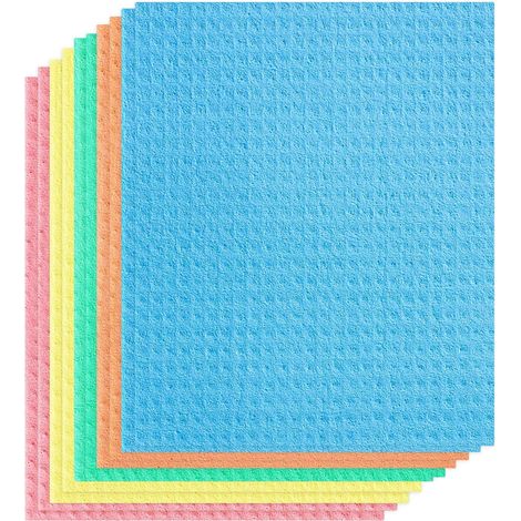 Chiffon de cuisine écologique et durable, biodégradable, en cellulose, absorbant, inodore, réutilisable. (1/5)