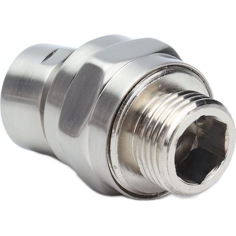 Adaptateur de pomme de douche, inverseur de pomme de douche en cuivre de petite taille, installation facile pour la maison pour la salle de bain pour l'hôtel (1/5)