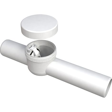Valvola antiriflusso ABS orientata canotto bianco Ø40 mm BONOMINI