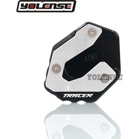 1 béquille latérale, extension et support pour moto, aluminium CNC, noir/bleu/rouge/gris/or, compatible Yamaha MT-09 MT09 Tracer 900 XSR900 (1/4)