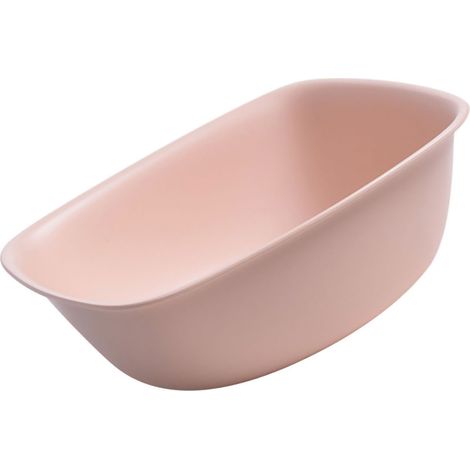 Bassine en plastique rose mignonne et carrée pour la vaisselle, idéale pour la chambre d'étudiant ou la salle à manger. (1/4)