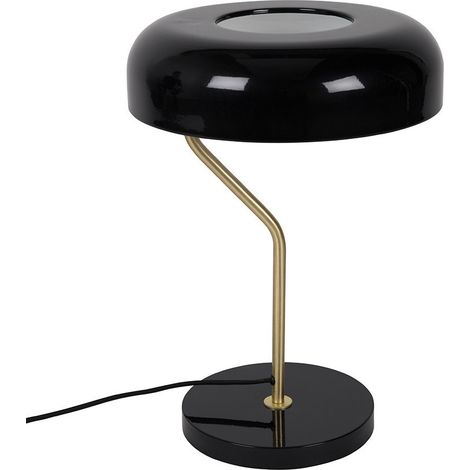 Lampe de table 30x30x42 cm en fer noir - ECLIPSE (1/5)