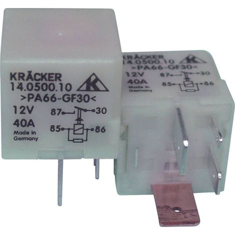 Kräcker 14.0500.10 Relais automobile 12 V/DC 15 A 1 NO (T) S72061 (1/2)