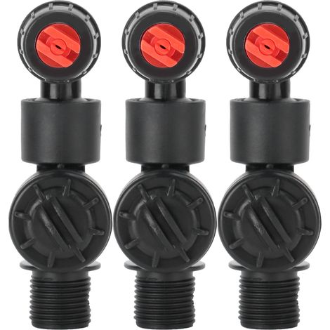 3 Pièces Tête de Pulvérisation G3/8 DN10 Anti-Goutte en Forme d'Éventail pour Pulvérisateur Agricole Électrique (1/5)