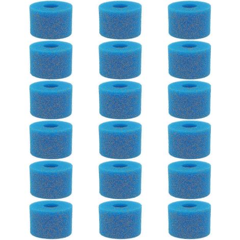 18 filtres en mousse lavables et réutilisables pour spa Pure Spa, type S1-AquaForge (1/5)